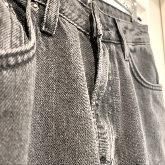 NWOT Forever 21 Dark Gray Wash High-Waisted Wide Leg Jeans - Picture 7 of 14